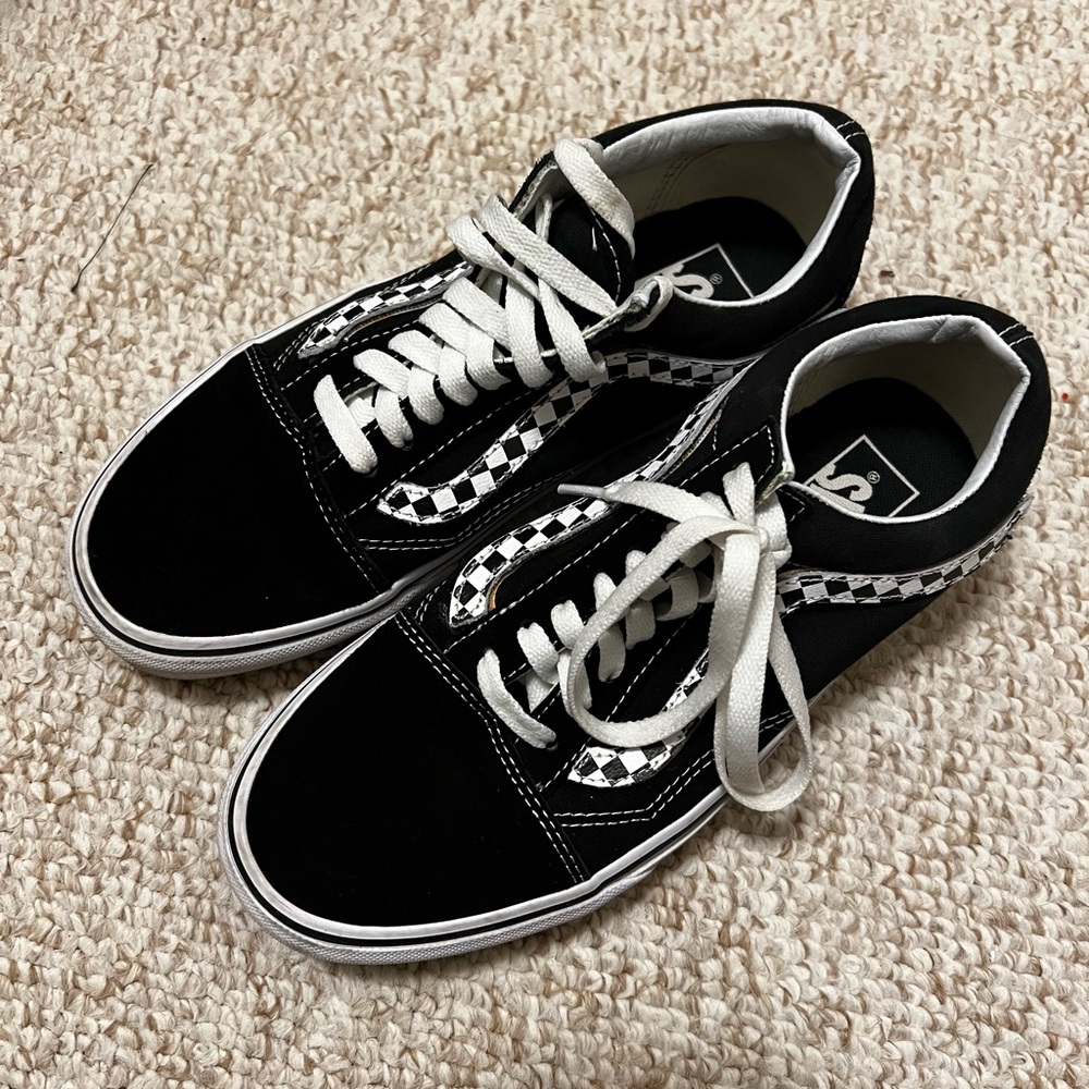 Vans Black and White Classic Sneakers